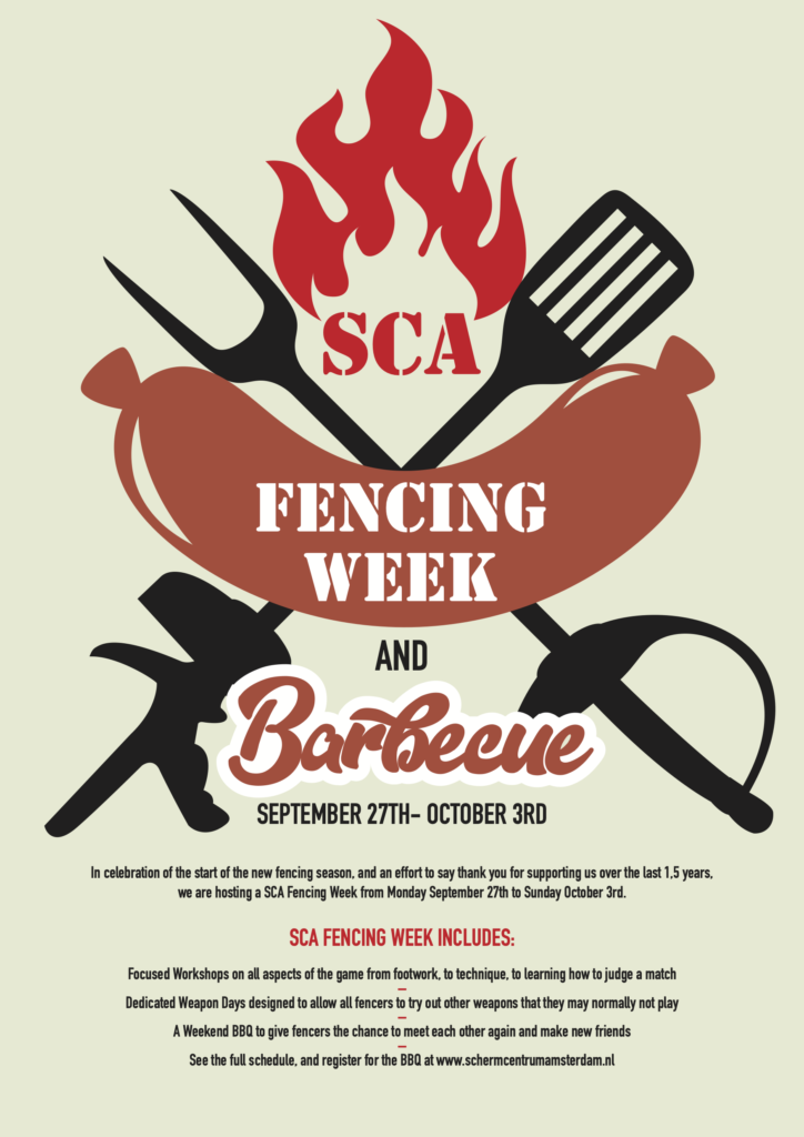 SCA Schermweek en BBQ 2021