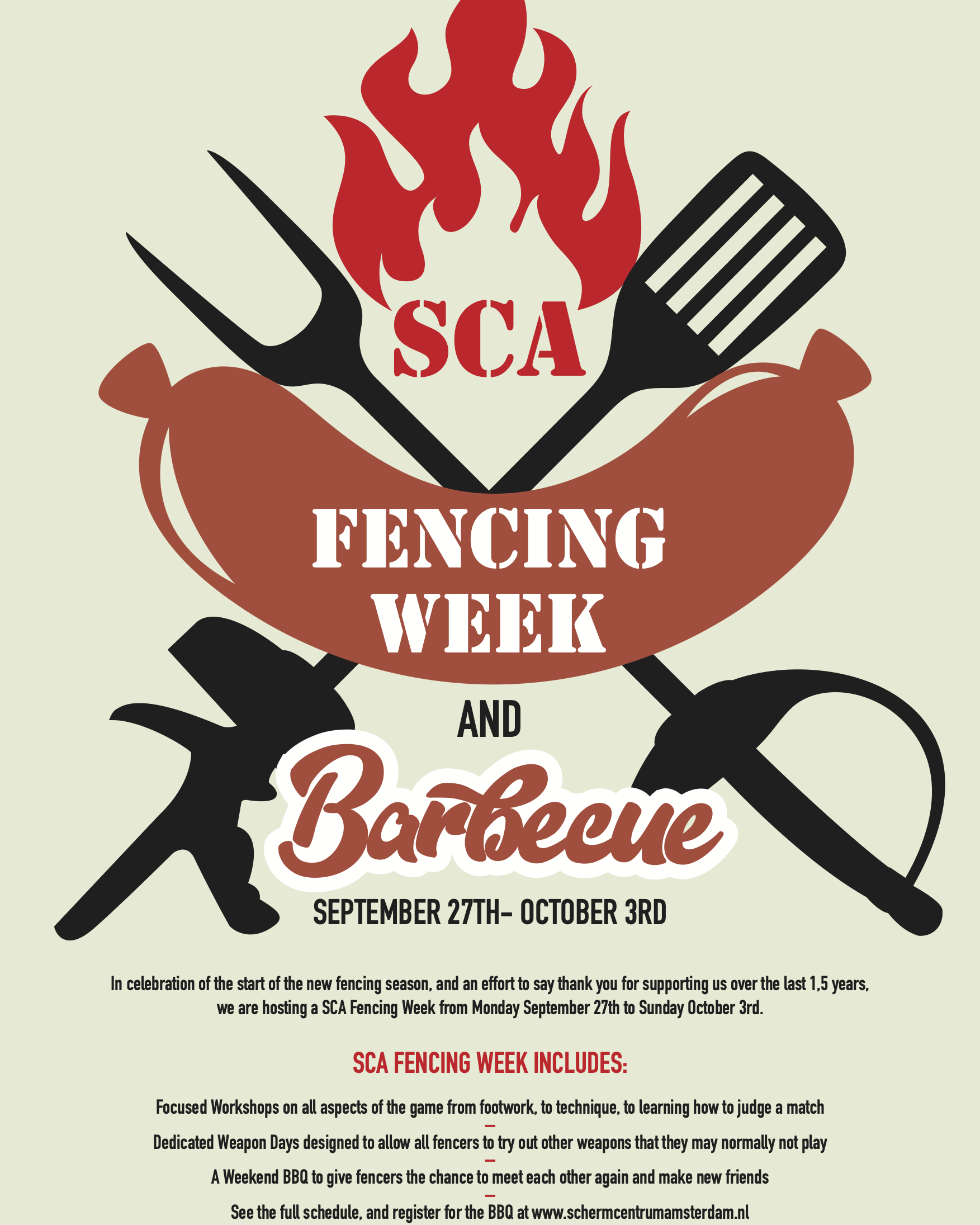 SCA Schermweek en BBQ 2021